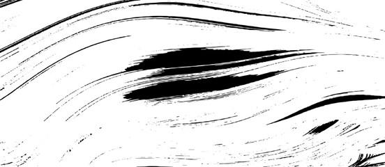 Vector brush sroke texture. Distressed uneven grunge background. Abstract distressed vector illustration. Overlay over any design to create interesting effect and depth. Black isolated on white. EPS10