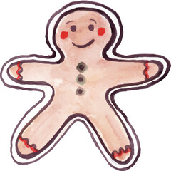 christmas gingerbread man