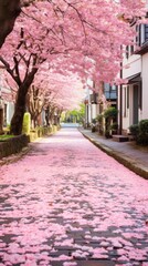 Cherry Blossom Reflection