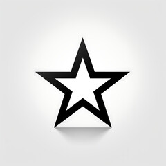 Fototapeta premium Iconos de fondo transparente con forma de estrellas de colores