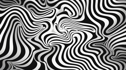 black and white vertical and horizontal vector background, in the style of psychedelic artwork