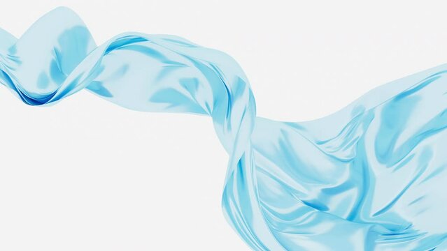 Abstract silk fabric design element, silk background, 3d rendering.