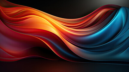 Eclipsed Elegance: Gradient Noir Illumination - an elegant background. Generative AI