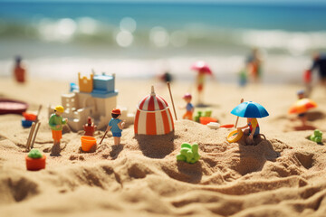 toys on the beach