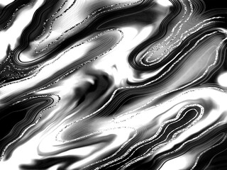 Black and white marble texture