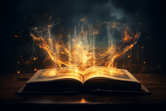 Mystical Pages Alight