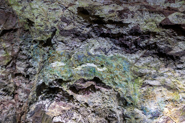In abandoned uranium mine