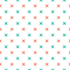 Star seamless pattern. Yellow background. Abstract geometric shape repeating texture. Design template for wallpaper, wrapping, fabric, textile	
