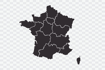 France Map iron Color on White Background quality files Png