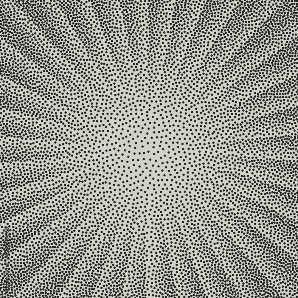 Poster cool halftone dot work texture. trendy modern half tone stipple textured background vector design.