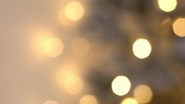 close up of Christmas decor on the Christmas tree