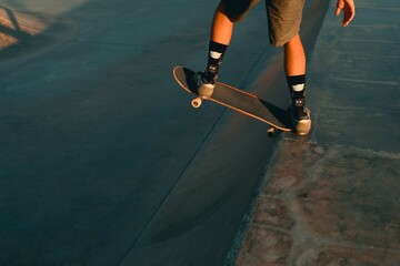 Sunset skatepark vibes © Beatriz