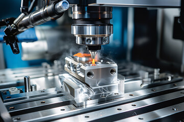 Document the precision and skill in a precision machining workshop