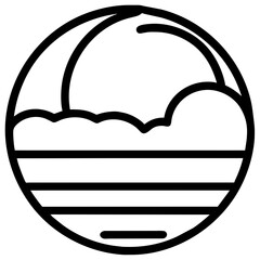 illustration of an apple with a cross