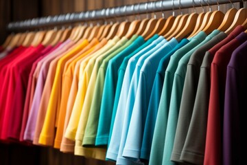 Collection of clothes. Sale and Black Friday concept. Background with selective focus and copy space