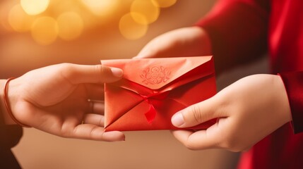 Symbol Chinese New Year, red envelope