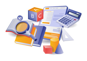 Creative children's back to school concept