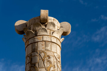 column with sky