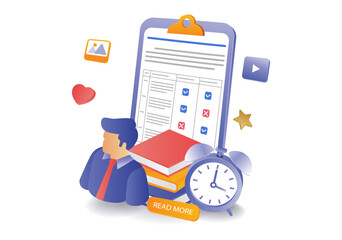 Online study reminder checklist