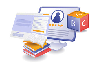 Online school web application account