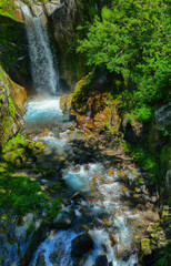 Lower cascades of Christine falls