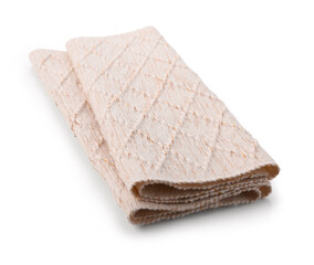 Stylish table mat on white background