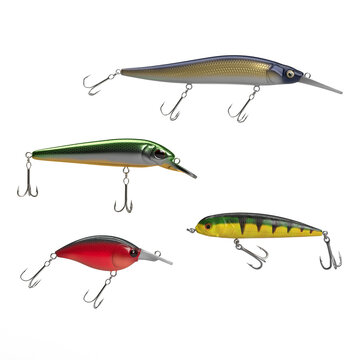 fishing bait isolated on white