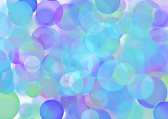 Blue abstract blurry bokeh