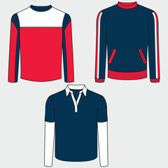 Unisex Hoodie fashion technical illustration. Set of Hoodie Sweatshirt fashion planetarium technical drawing, pocket, zipper, front and back view, white, women, men CAD makeup. © delacroix7