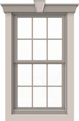 window on white