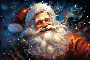 Christmas Santa Claus, the Iconic Symbol of Holiday Joy and Festive Magic, Ready to Spread Cheer