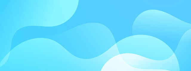 Blue abstract background with blue glowing geometric lines. Modern shiny blue diagonal rounded lines pattern. Futuristic technology concept. Suit for poster, banner, brochure, corporate, website