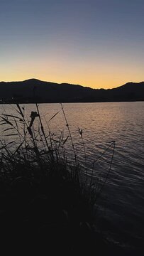 sunset on the lake,sunset, water, sky, lake, sun, landscape, sunrise, nature, river, sea, reflection, clouds, evening, orange, dawn, cloud, dusk, ocean, morning, red, calm, light, twilight, blue, summ