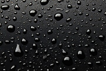 space Free view Top condensate surface black water Drops abstract background bright bubble circle clean closeup cold condensation cool dark dew dripped droplet glasses glistering - obrazy, fototapety, plakaty