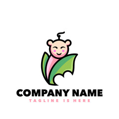 Leaf baby logo for company