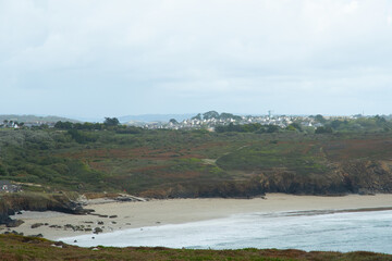 Joli paysage de mer sur la presqu'île de Crozon - Bretagne France