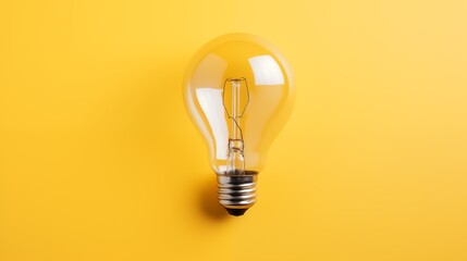 Light Bulb Illuminating the Path to Teamwork and Success
