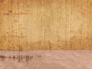old wall with floor texture for illustration background 