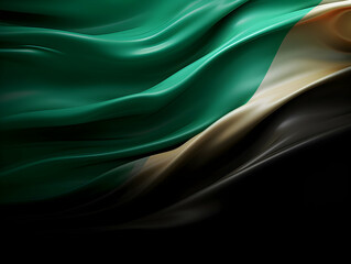 Obraz premium United arab emirates national flag background, UAE flag weaving made by silk cloth fabric, UAE background, ai generated image