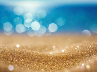 Sunny beach sand closeup background