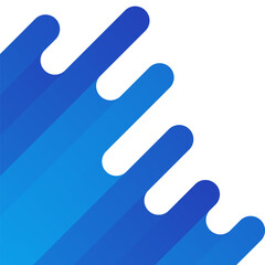 Rounded lines shapes in diagonal rhythm dynamic composition. Geometric Rounded Shape Background.