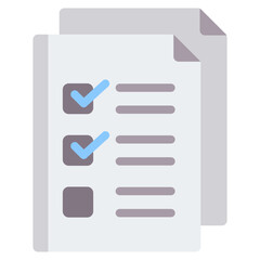 Obraz premium Document Flat Icon