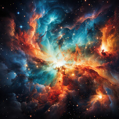 Obraz na płótnie Canvas Hypnotic Starry Vortex