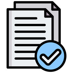 Validity Outline Color Icon