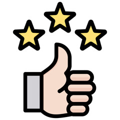 Advantage Outline Color Icon