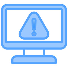 Precaution Blue Icon