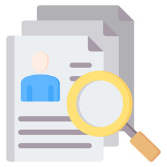Curriculum Vitae Flat Icon