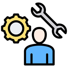 Skill Outline Color Icon