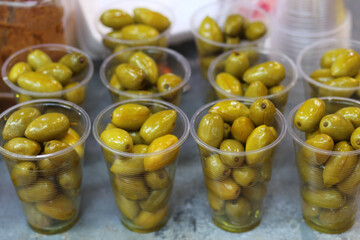 Closeup of Ca na soaked in sugar in the cup in Ho Chi Minh City