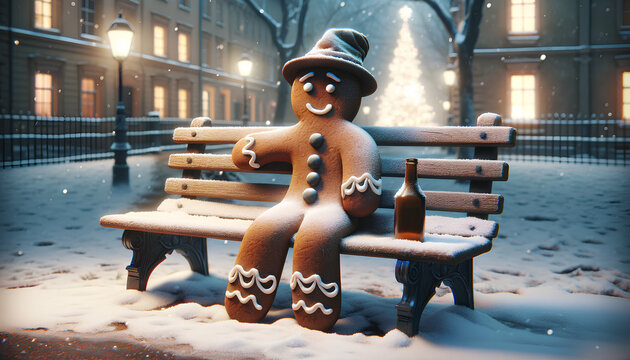 Homeless on the Holidays: The Gingerbread Man's Christmas Eve